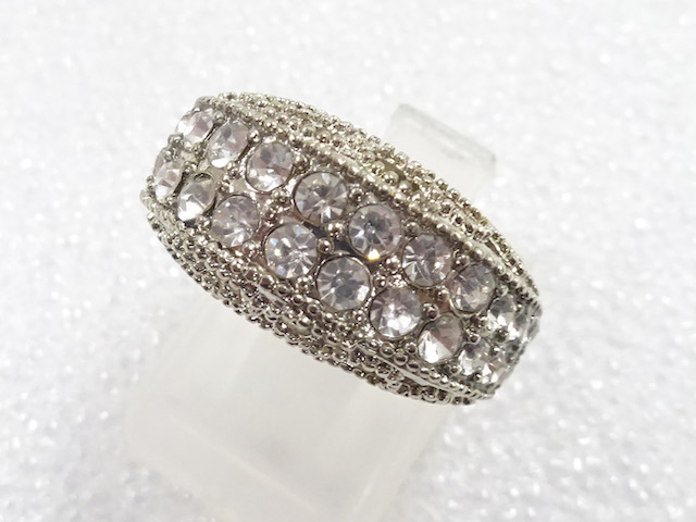 JAPANESE KIMONO / ANTIQUE CRYSTAL RING (SIZE 9)